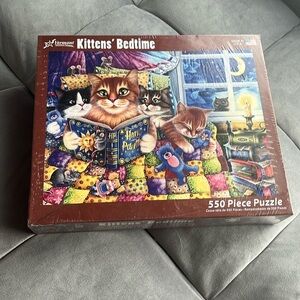 “550 Piece Puzzle: Kitten’s Bedtime”